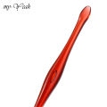 Myyeah 1 Piece Brown Color Stainless Steel Nail Art Dead Skin Fork Finger Cuticle Pusher Remover Manicure Care Tool. 