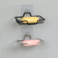High Quality Soap Rack Wall Mounted Soap Holder Stainless Steel Soap Sponge Dish Bathroom Accessories Soap Dishes Self Adhesive. 