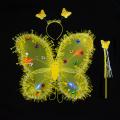 Kids Costume with Light-up Wings Butterfly Wings Luminous Vibrant Colors Fine Workmanship Kids Dress-up for Festivals Parties Birthdays Light-up Butterfly Wings. 