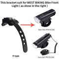 WEST BIKING 4 In 1 Bicycle Light Bracket Mount Bike Computer Mount Bracket Smart Sensor Bike Light Stand Bicycle Accessories-B type. 