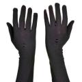 Women and girls Hijab black color Niqab hand gloves. 