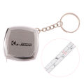 2 Meters Pocket Portable Gift Cute Mini Steel Tape Measure Key Ring Hand Tool MLK. 