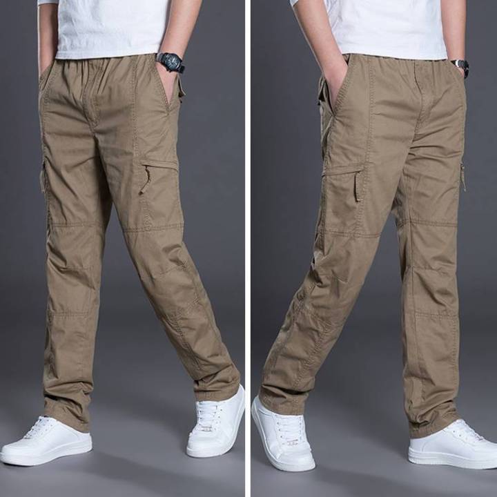 Summer%20New%20Men's%20Straight%20Sports%20Pants%20Large%20Size%20Loose%20Cargo%20Pants%20Men's%20Outdoor%20Casual%20Pants-Pocket%20Long%20Pants%20-%20Image%205