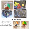 MoYu Meilong MF9128 3x3x3 Smooth & Speed Rubik Cube - 48 Magnetic pieces Cube 3x3x3 Speed cube Moyu magic cube Professional Magnetic 3x3x3 Cube - 3.47s Upgraded Magnetic Speed Cube. 