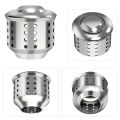 1Pc Stainless Steel Universal Moka Pot Stovetop Espresso Aluminum Coffee Maker Accessories Anti-Splash Valve Cover JINGHONG. 