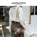 MATETOTO Women Shoulder Bag Fashion Cross-body Bag Elegant Classy Bags Boho Sling Bag Cross Body Bag Cross body Bag Casual Bags Double Zipper Bag Trend Retro Sling Bag. 