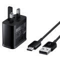 SAMSUNG 15W Travel Adapter EP-TA200 Adaptive Fast Charging with USB Type-C Cable. 