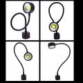 LED Work Light Magnetic Base Flexible Gooseneck Lamp 220V 5W for Lathe Milling Drill Press Industrial Lighting, Eu Plug. 