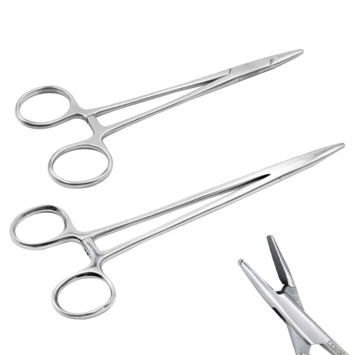16cm/18cm Stainless Steel Veterinary Needle Holder Suturing Forceps ...