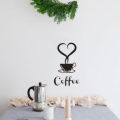 Coffee Wall Sticker Shop Restaurant Wall Decor Art DIY Decorative Sticker. 