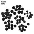 60 Pcs Flush Mount Black Plastic Hole Plug Assortment Auto Body Sheet Metal Car Rubber Plug Flush Mount PVC Plug Button. 