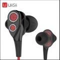 UiiSii T8 in-Ear Earbuds Earphones Headphones Dual Dynamic Drivers with Mic Strong Bass and Noise Reduction Volume Control Headset for Smartphones Computer PC Tablet IOS ANDRIOD. 