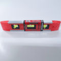 9 inch Magnetic Spirit Level, 9 Inch Spirit Level 3 Bubble 45°/90°/180° Level , Magnetic Gradienter Level Bubble Measuring Instrument Tool (Red). 