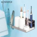 Electric Toothbrush Rack Waterproof Wall Mounted Electric Toothbrush Holder Strong Adhesive Stand for Bathroom Easy Installation Ideal for Toothbrush Shelf. 