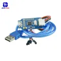 【TianYu Mall】ARM Emulator Debugger Downloader Replace V8 SWD M74 for Arduino J-Link with Micro USB Cable Pin Jumper Wire. 