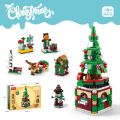 Make DIY IY Handmade House Model D Educational Christmas Christmas Building Blocks Set Assemble Mini House Mini Building Blocks Toy Christmas Gifts. 