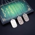 GANGSTA S0 S5 A0 Necklace for Women Men Dog Tag Metal Necklaces Anime Jewelry Pendant Chains Choker Collares Gift. 