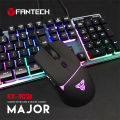 Fantech KX302s Mouse And Keyboard Combo 104Key English Keyboard 8000DPI Adjusted Professional Wired Mouse For Mouse Gamer. 