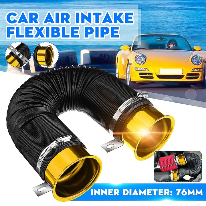 76mm%20Car%20Air%20Intake%20Pipe%20Cold%20Feed%20Flexible%20Inlet%20Duct%20Induction%20Kit%20Filter%20-%20Image%203