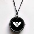 Arknights Flip Cover Timepiece Pocket Watch Rotatable Surface Necklace Style Creative Hanging Watch. 