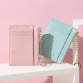 Short purse card holder women mini slim coin wallet ultra thin dompet duit pendek keychain beg duit wanita kecil-lalisa. 