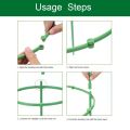 3 Set Durable Green Plant Support Pile Half Round Removable Climbing Vines Stake Easy to Use Flower Ring Support Rack. 
