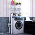 Storage Rack Shelf Over Washing Machine Adjustable Standing Organizer 3 Tier Non Slip/Over The Toilet Rack Space Organizer. 