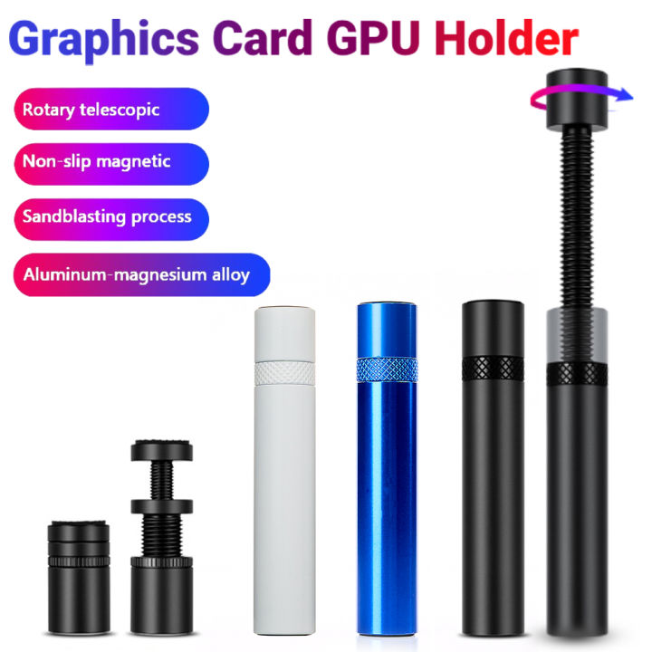 Screw Gpu Card Graphics Card GPU Holder Adjustable Telescopic Rotary Screw Aluminum ...