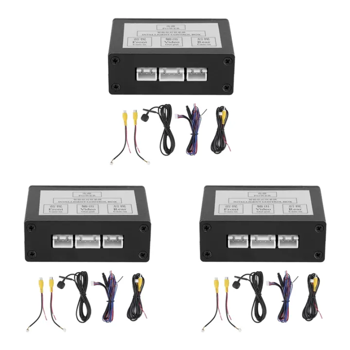 Switch Box Camera 3X Car Front View Camera Switcher Parking Camera Converter Front Rear ...