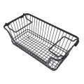 Freezer Organizer Basket Wire Storage Basket Stackable Rust Proof Space Saving Multipurpose for Snack for Fruit. 