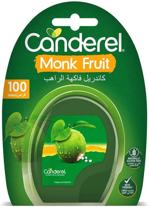 Canderel Monkfruit Sweetener Tablets, Pack of 100 FROM DUBAI (SAM)