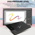 [Ready Stock] Drawing Tablet Graphics Drawing Tablet 手繪板 Digital Drawing Pad with Battery-Free Pen(8192 Levels Pressure Sensitivity) Free OTG Adapter Support Android Phone. 