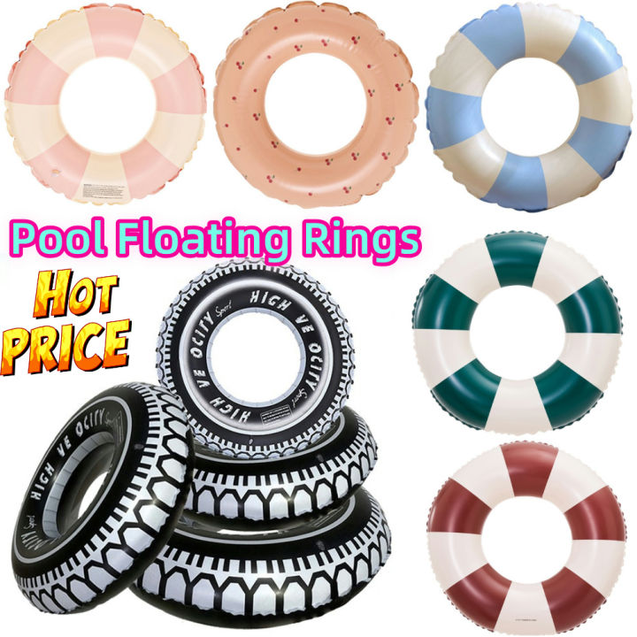 Float thickening game, adult, adult inflatable pattern tire swimming ring, suitable for children suitable for water swimming ring