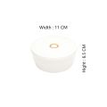 Transparent Plastic Food Container (ROUND) High Quality Durable Microwavable Attractive Corrugated Shape Visual Kitchen Grain Spicy Curry Lunch Box. 