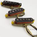 Sutuiying Vintage CS 1969 Handmade Alnico5 Electric Guitar ST Single Coil Plain Hot Selling Enamel Unbevelled Magnet 69 Pickup Fibre Grey Base Hendrix. 
