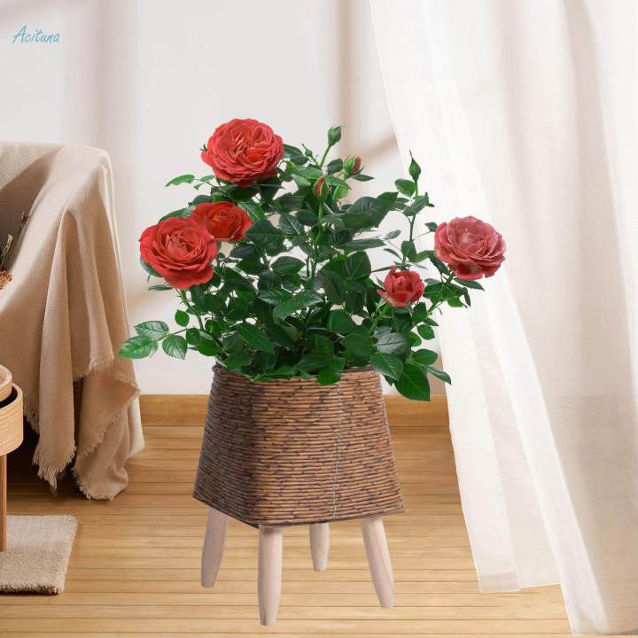 Plant%20Basket%20with%20Stand%20Basket%20Planter%20Modern%20Stable%20Rustic%20Display%20Flower%20Pot%20Wooden%20Standing%20Legs%20for%20Cafe%20Bar%20Dining%20Room%20Apartment%20Decor%20-%20Image%203
