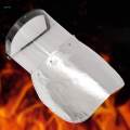 Welding Face Protection Fire Resistant Face Hood Aluminum Foil Heat Cover for Glass Casting. 