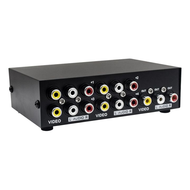 4%20Port%20AV%20Switch%20RCA%20Switcher%204%20in%201%20Out%20Composite%20Video%20L/R%20Audio%20Selector%20Box%20for%20DVD%20STB%20Game%20Consoles%20-%20Image%205