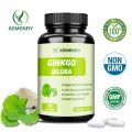Xemenry PURE GINKGO BILOBA Made with Pure Organic Ginkgo Leaf - Concentrate attention and promote blood circulation - Clears brain fog and boosts logical thinking. 