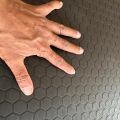 TUFF Fitness Natural rubber Interlocking Floor tile for home Gym, Gym mat for home workout equipment, Safety Mat for Kids, High Quality rubber for garage or outdoor. 24-inch x 24-Inch, 4 Square Ft mat 13mm thickness.. 
