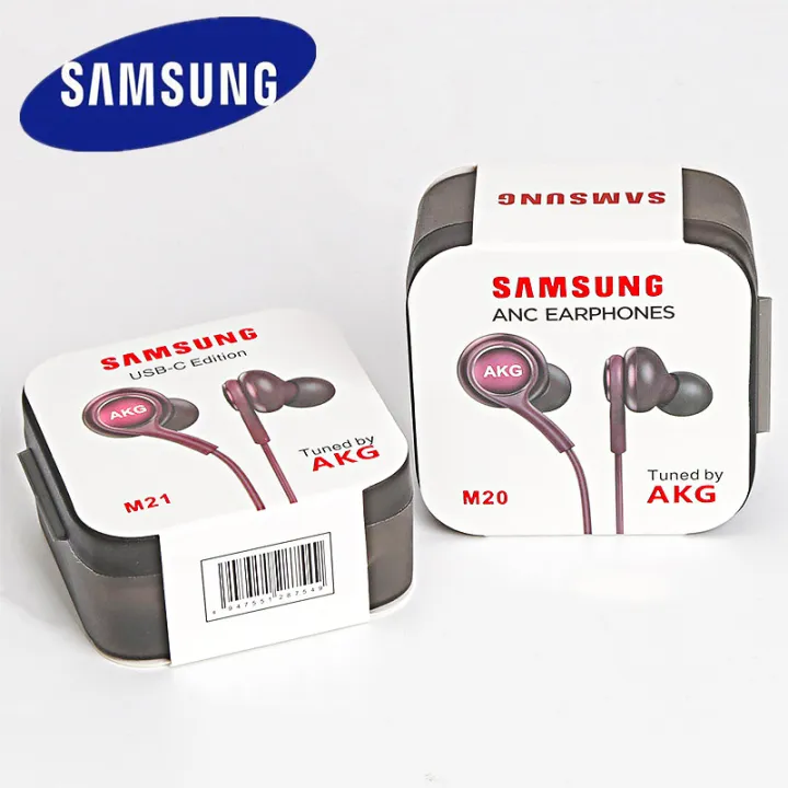 SAMSUNG M20 M21 Earphones ANC (SAE 2) Headset In-ear 3.5mm / Type C With Mic Wired For Galaxy S20 Note10 S10 S9 S8 S7 and all compatible phones/PCs
