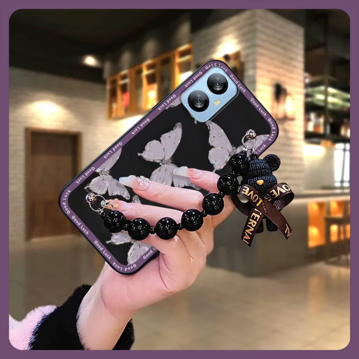 Waterproof%20protective%20case%20Phone%20Case%20For%20Blackview%20A52%20Black%20pearl%20pendant%20Anti-knock%20Bear%20bracelet%20phone%20case%20cute%20-%20Image%207