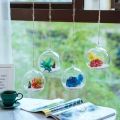 Flower Pot Transparent Hanging Glass Vases Ball Clear Succulents Ball Container 6/8/10/12/15cm Borosilicate Glass Glass Planter Garden. 
