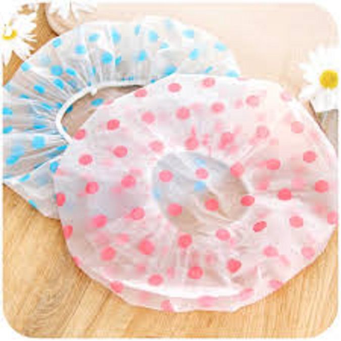 Women Waterproof Elastic Shower Bath Cap