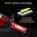 【H7】 Zdatt H7 LED 9005 hb3 9006 hb4 h4 Led Headlight 72W 8000LM 6000K 12V Turbo CSP Chips Super Bright Auto. 