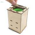 Wooden Science Experiment Electric Washing Machine Creative DIY for Kids. 