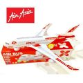 Airbus A380 Airplane Model Flash Electric Toy Lights Sounds Air Asia Plane Kids Toys. 
