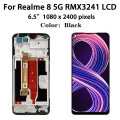 LCD With Frame For OPPO Realme 8 5G Display Touch Screen Digitizer Assembly Replacement Parts. 
