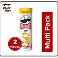 Pringles Pizza Potato Chips, 107g (Pack of 2). 