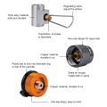 1 Set Butane Canister Refill Adapter Butane Canister Converter and Gas Refill Adapter for Camping Stove Backpacking Picnic. 